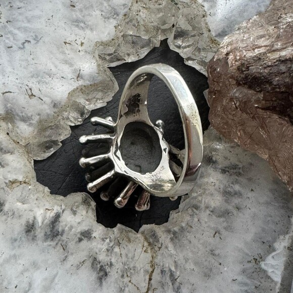 Sterling Silver Porcupine Fashion Ring For Women, Taxco Mexico - Picture 7 of 10